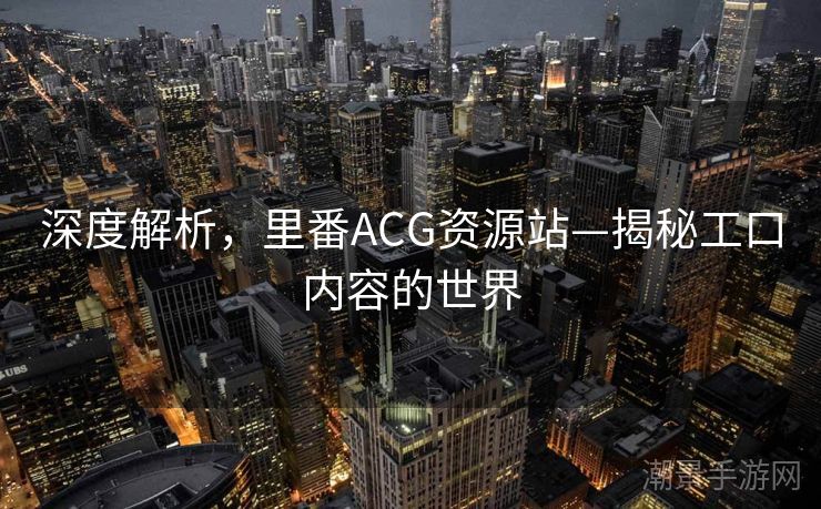 深度解析，里番ACG资源站—揭秘工口内容的世界