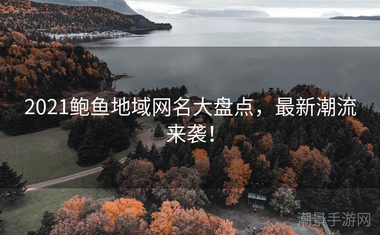 2021鲍鱼地域网名大盘点，最新潮流来袭！