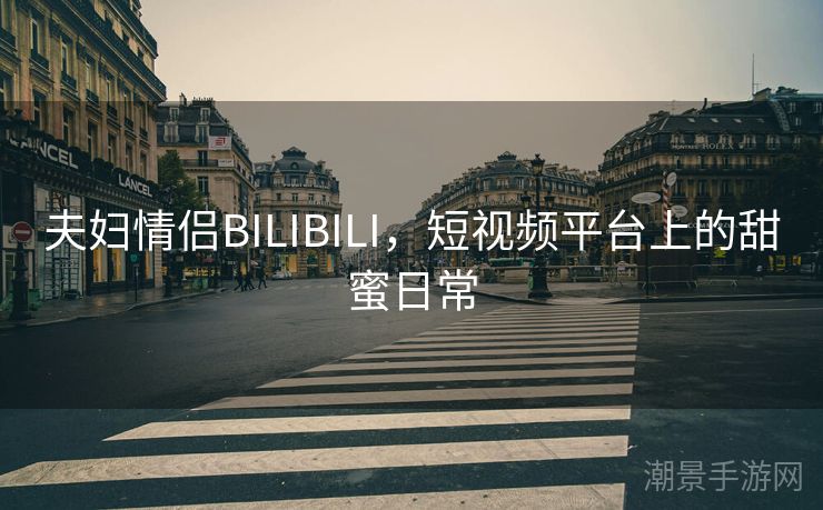 夫妇情侣BILIBILI，短视频平台上的甜蜜日常