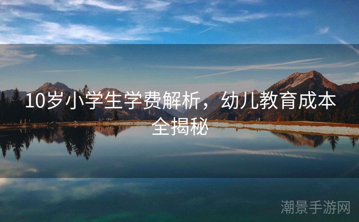 10岁小学生学费解析，幼儿教育成本全揭秘