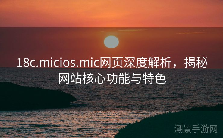 18c.micios.mic网页深度解析，揭秘网站核心功能与特色