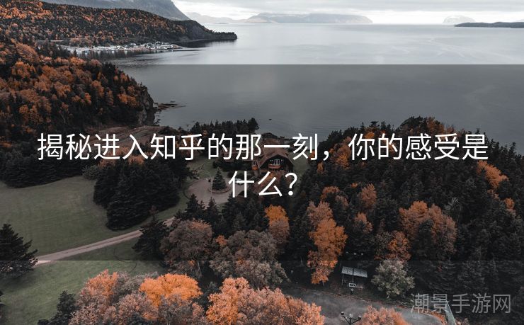 揭秘进入知乎的那一刻，你的感受是什么？