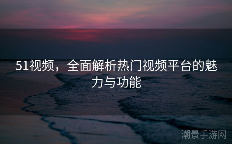 51视频，全面解析热门视频平台的魅力与功能