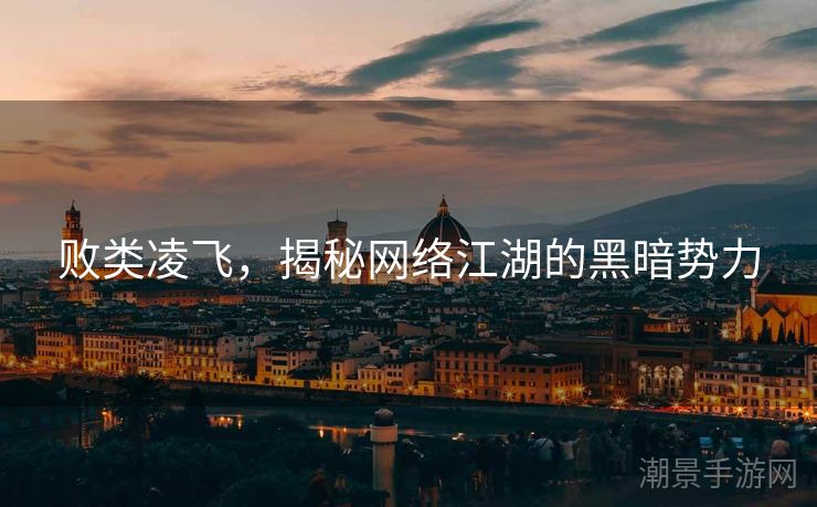 败类凌飞，揭秘网络江湖的黑暗势力