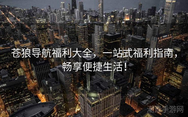 苍狼导航福利大全，一站式福利指南，畅享便捷生活！