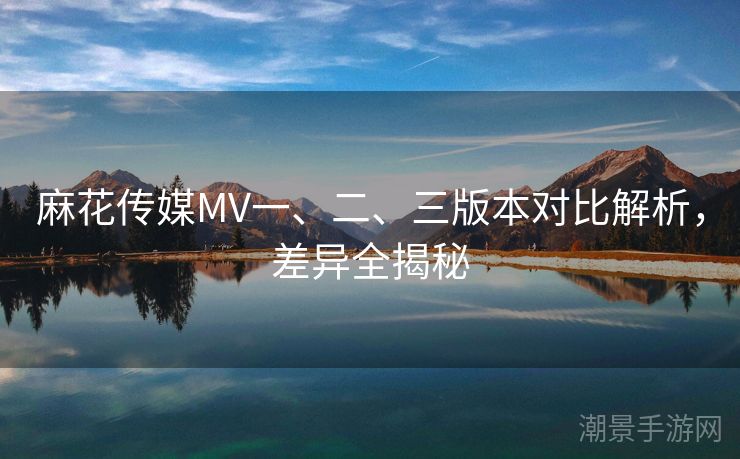 麻花传媒MV一、二、三版本对比解析，差异全揭秘