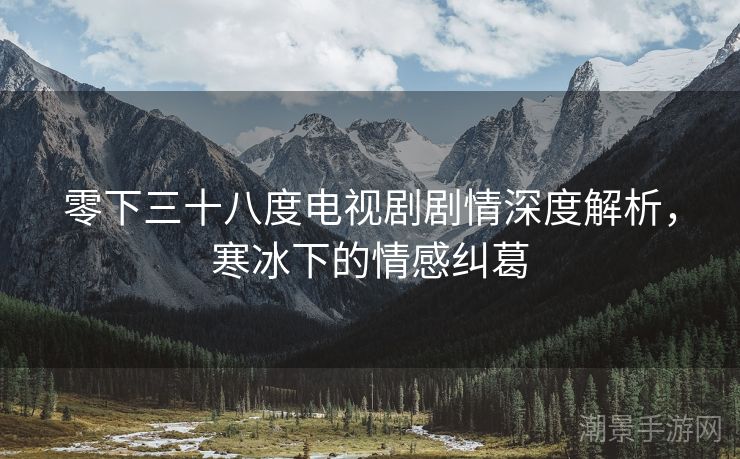 零下三十八度电视剧剧情深度解析，寒冰下的情感纠葛