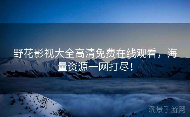 野花影视大全高清免费在线观看，海量资源一网打尽！