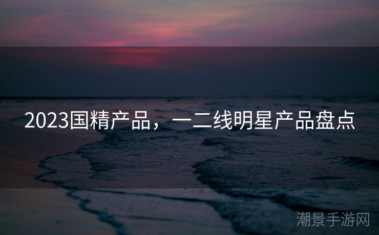 2023国精产品，一二线明星产品盘点