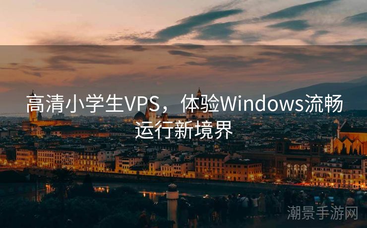 高清小学生VPS，体验Windows流畅运行新境界