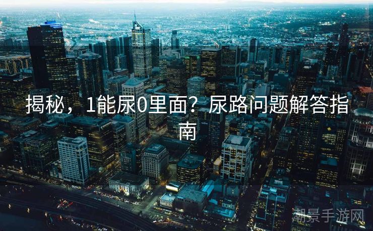 揭秘，1能尿0里面？尿路问题解答指南