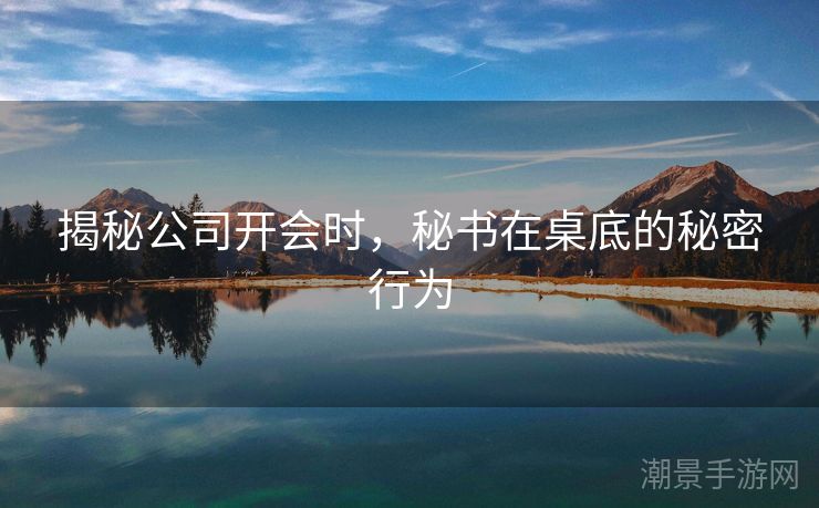 揭秘公司开会时，秘书在桌底的秘密行为