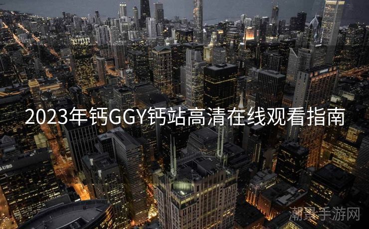 2023年钙GGY钙站高清在线观看指南