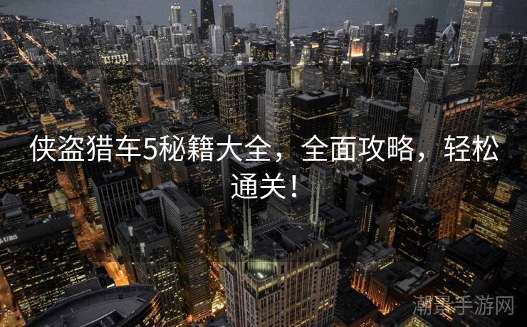 侠盗猎车5秘籍大全，全面攻略，轻松通关！