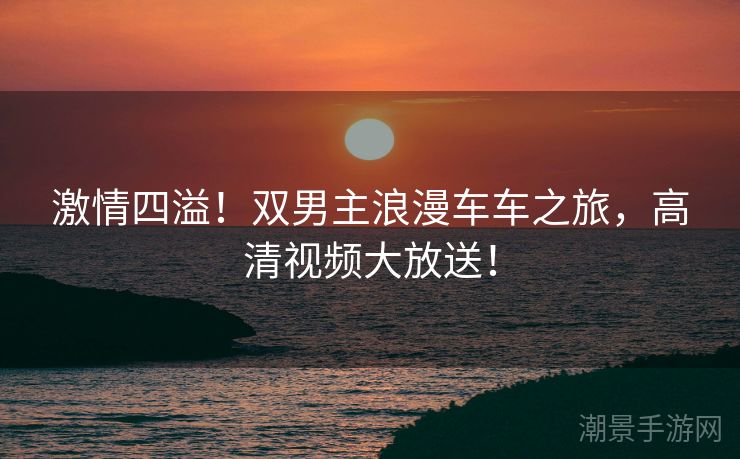 激情四溢！双男主浪漫车车之旅，高清视频大放送！