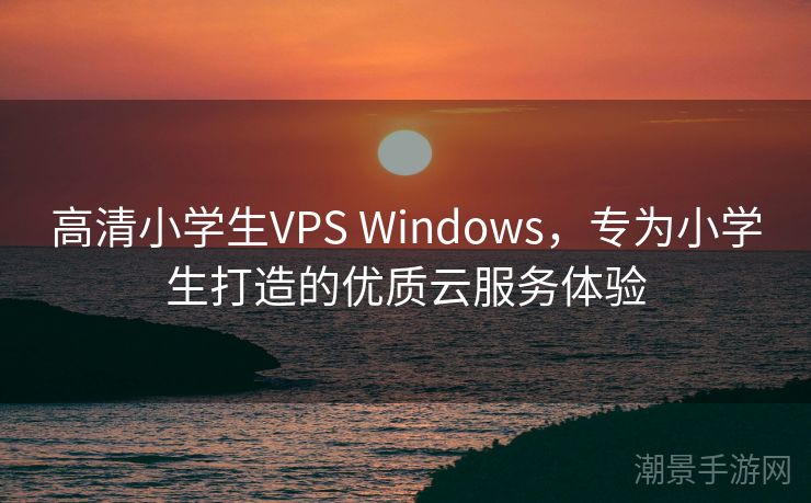 高清小学生VPS Windows，专为小学生打造的优质云服务体验