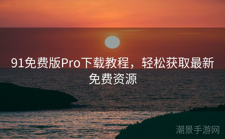 91免费版Pro下载教程，轻松获取最新免费资源