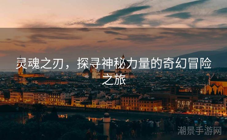 灵魂之刃，探寻神秘力量的奇幻冒险之旅
