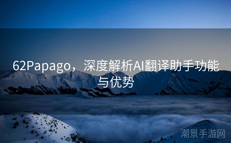 62Papago，深度解析AI翻译助手功能与优势