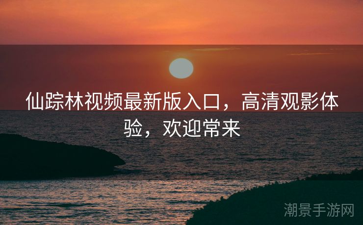 仙踪林视频最新版入口，高清观影体验，欢迎常来