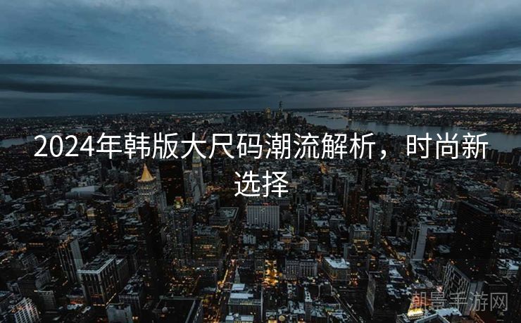 2024年韩版大尺码潮流解析，时尚新选择