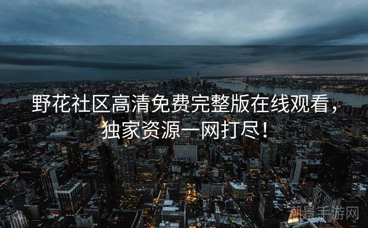 野花社区高清免费完整版在线观看，独家资源一网打尽！