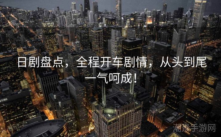 日剧盘点，全程开车剧情，从头到尾一气呵成！