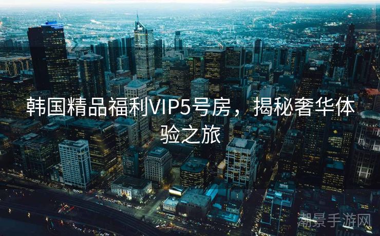 韩国精品福利VIP5号房，揭秘奢华体验之旅