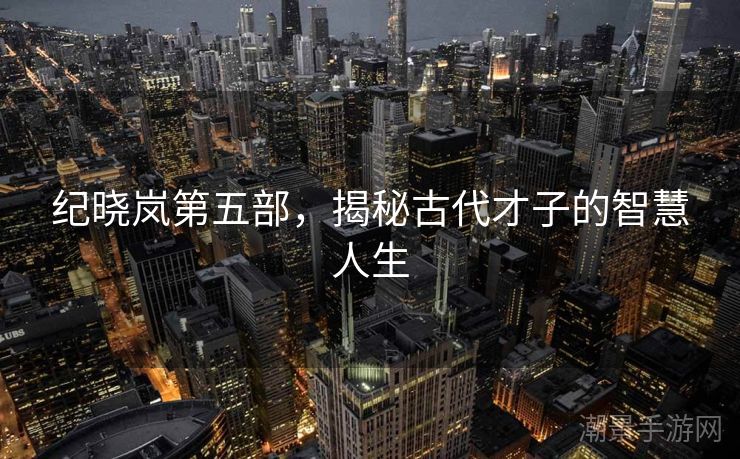 纪晓岚第五部，揭秘古代才子的智慧人生