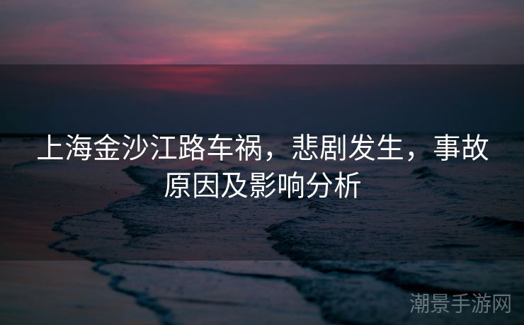 上海金沙江路车祸，悲剧发生，事故原因及影响分析