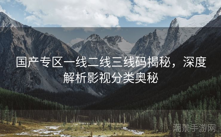 国产专区一线二线三线码揭秘，深度解析影视分类奥秘