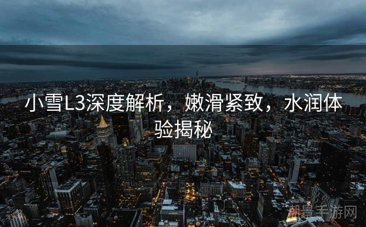 小雪L3深度解析，嫩滑紧致，水润体验揭秘