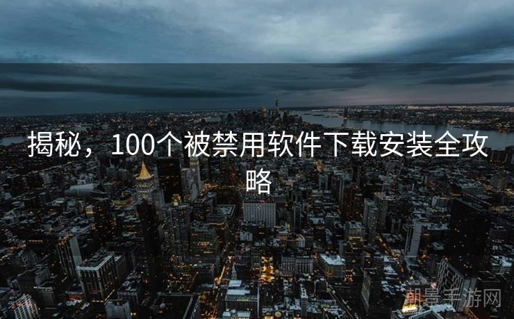 揭秘，100个被禁用软件下载安装全攻略