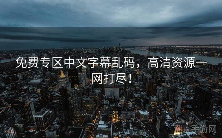 免费专区中文字幕乱码，高清资源一网打尽！