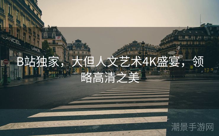 B站独家，大但人文艺术4K盛宴，领略高清之美