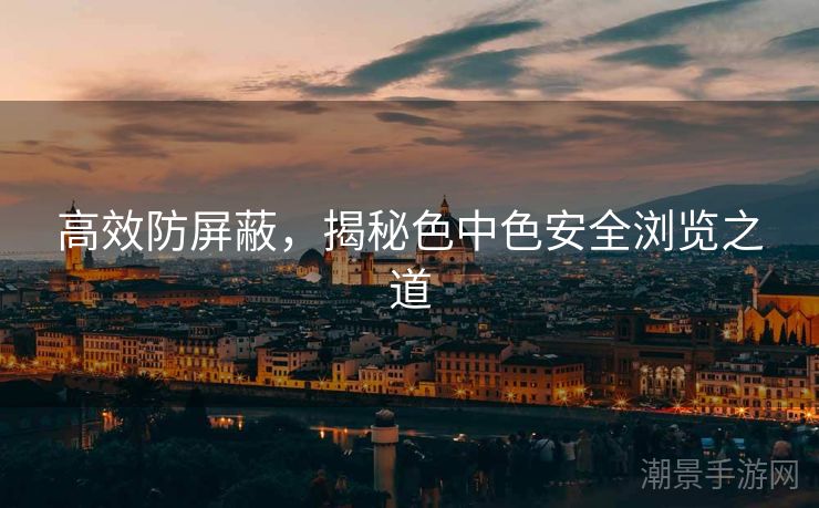 高效防屏蔽，揭秘色中色安全浏览之道