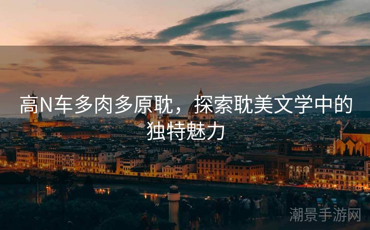 高N车多肉多原耽，探索耽美文学中的独特魅力