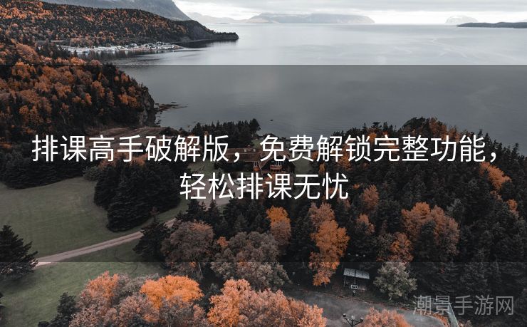 排课高手破解版，免费解锁完整功能，轻松排课无忧