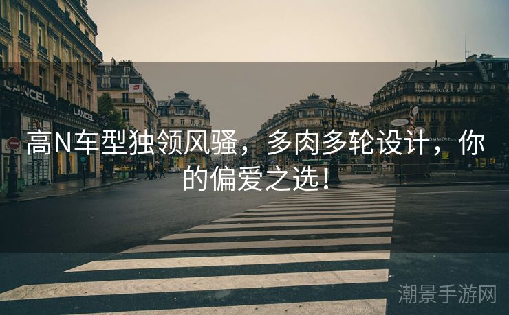 高N车型独领风骚，多肉多轮设计，你的偏爱之选！