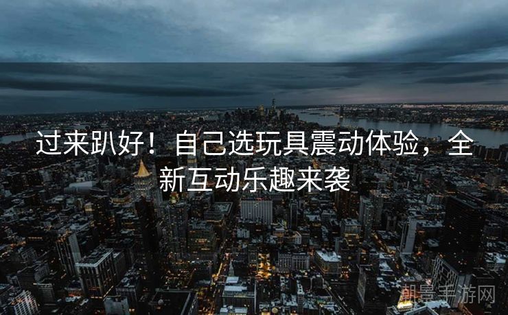 过来趴好！自己选玩具震动体验，全新互动乐趣来袭