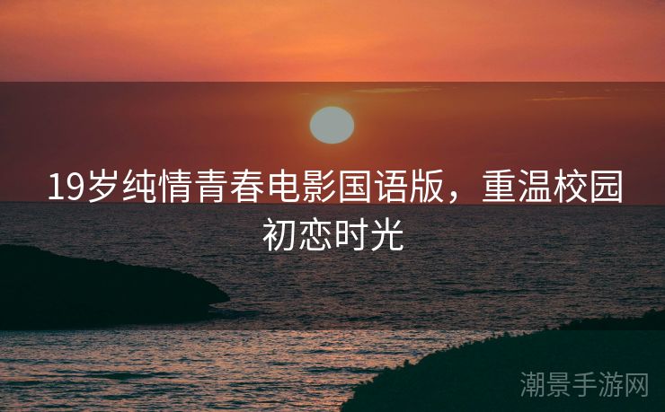 19岁纯情青春电影国语版，重温校园初恋时光