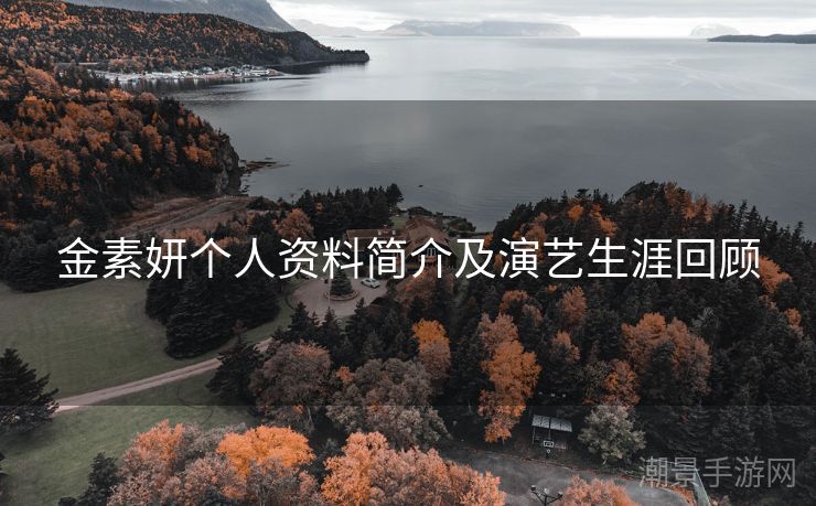 金素妍个人资料简介及演艺生涯回顾