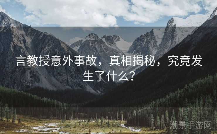 言教授意外事故，真相揭秘，究竟发生了什么？