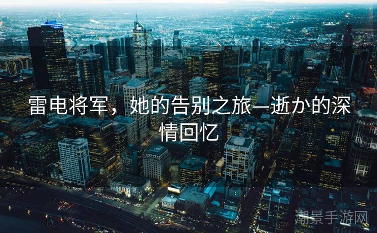雷电将军，她的告别之旅—逝か的深情回忆