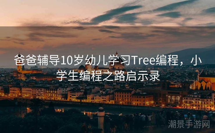 爸爸辅导10岁幼儿学习Tree编程，小学生编程之路启示录