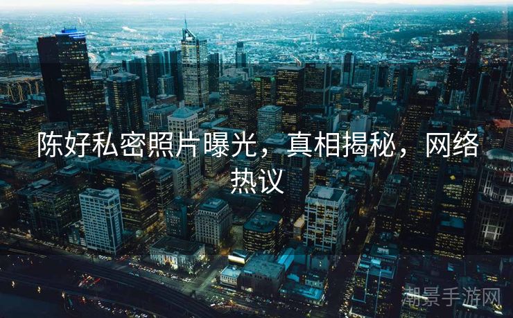 陈好私密照片曝光，真相揭秘，网络热议