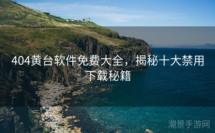 404黄台软件免费大全，揭秘十大禁用下载秘籍