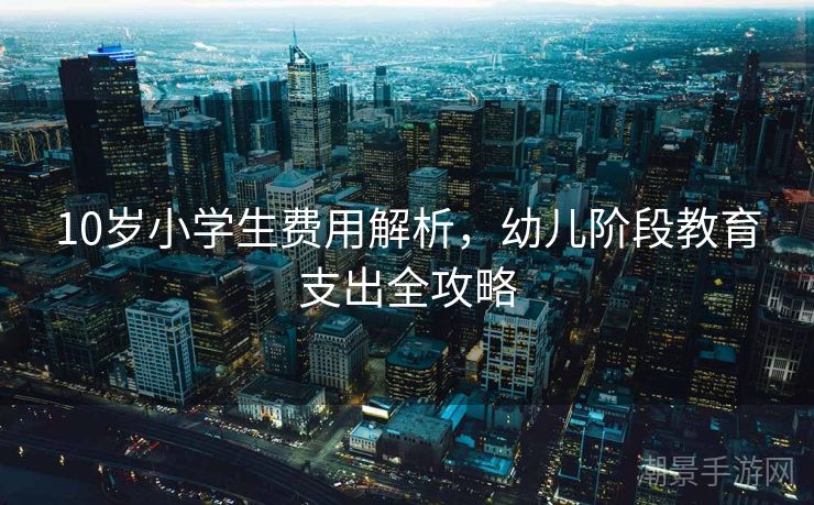 10岁小学生费用解析，幼儿阶段教育支出全攻略