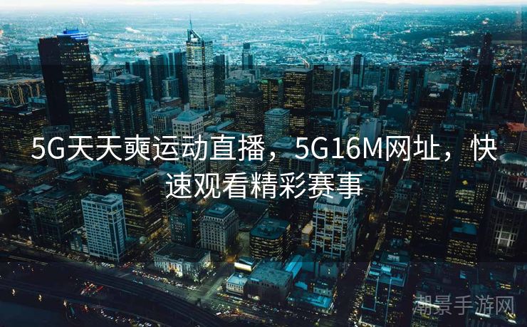 5G天天奭运动直播，5G16M网址，快速观看精彩赛事