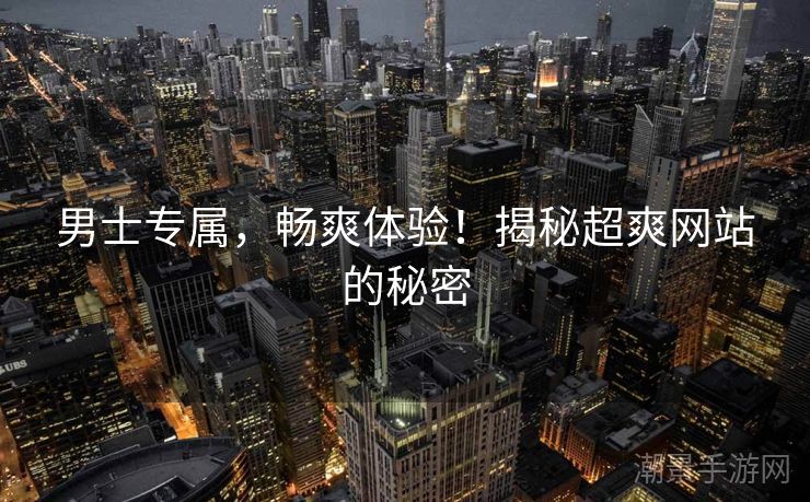 男士专属，畅爽体验！揭秘超爽网站的秘密